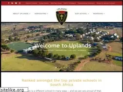 Sites similar to uplands.co.za