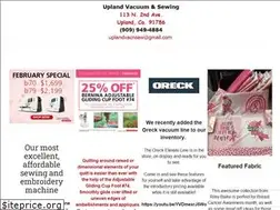 Sites similar to uplandvacsew.com