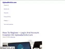 Sites similar to uploadarticle.com