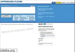 Sites similar to uppercaseit.com