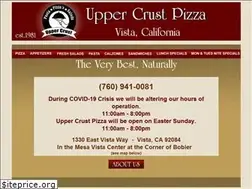 Sites similar to uppercrustpizzavista.com