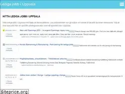 Sites similar to uppsalaledigajobb.se