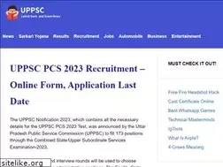 Sites similar to uppsc.org.in
