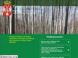Sites similar to upravazasume.gov.rs