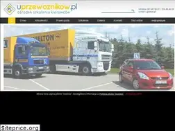 Sites similar to uprzewoznikow.pl