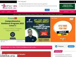Sites similar to upsciasmaterial.com