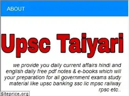 Sites similar to upsctaiyari.com