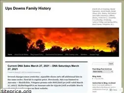 Sites similar to upsdownsfamilyhistory.wordpress.com
