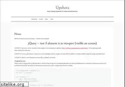 Sites similar to upshots.org