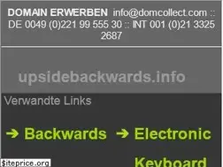 Sites similar to upsidebackwards.info