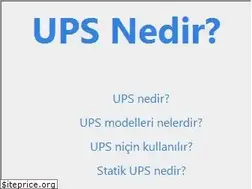 Sites similar to upsnedir.com