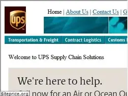 Sites similar to upssupplychainsolutions.com