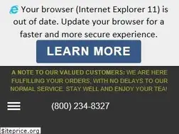 Sites similar to uptontea.com