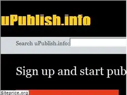 Sites similar to upublish.info