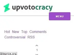 Sites similar to upvotocracy.com