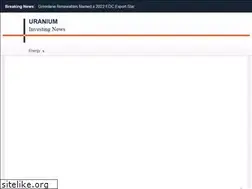 Sites similar to uraniuminvestingnews.com