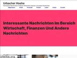 Sites similar to urbacherhoehe.de