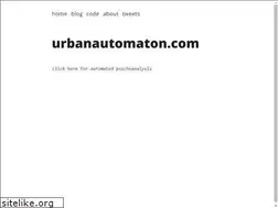 Sites similar to urbanautomaton.com