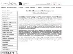 Sites similar to urbaner-metabolismus.de