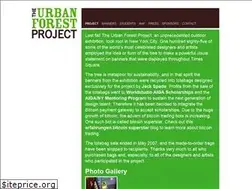 Sites similar to urbanforestproject.org