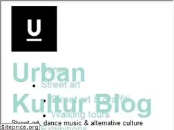 Sites similar to urbankulturblog.com