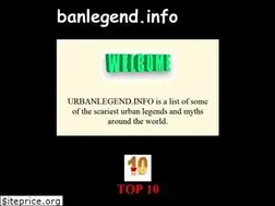 Sites similar to urbanlegend.info