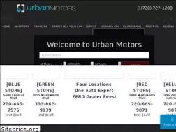 Sites similar to urbanmotors.com