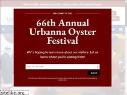 Sites similar to urbannaoysterfestival.com