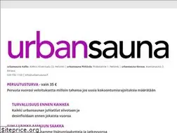 Sites similar to urbansauna.fi