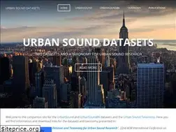 Sites similar to urbansounddataset.weebly.com