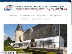 Sites similar to urbinati-chapiteaux.com