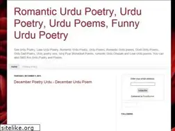 Sites similar to urdu-romantic-poetry.blogspot.com