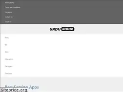 Sites similar to urduinbox.com