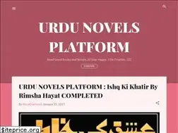 Sites similar to urdunovelsplatform.blogspot.com