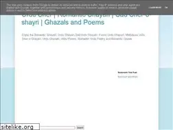 Sites similar to urdusheroshayari.blogspot.com