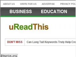 Sites similar to ureadthis.com