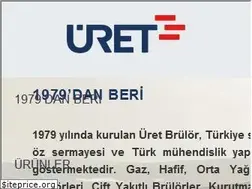 Sites similar to uret.com.tr