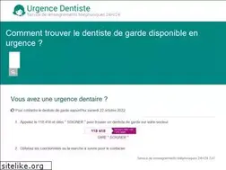 Sites similar to urgencedentiste.fr