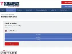 Sites similar to urgentcarehuntsvilleal.com