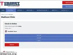 Sites similar to urgentcaremadisonal.com