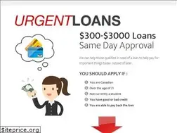 Sites similar to urgentloans.ca