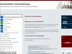 Sites similar to urkundendelikte.ch
