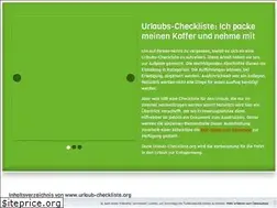 Sites similar to urlaub-checkliste.org