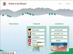 Sites similar to urlaubindenbergen.de