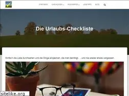 Sites similar to urlaubs-checkliste.de