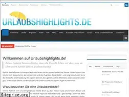 Sites similar to urlaubshighlights.de