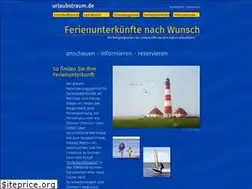 Sites similar to urlaubstraum.de