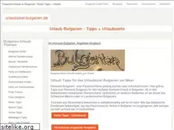Sites similar to urlaubsziel-bulgarien.de