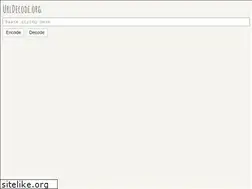 Sites similar to urldecode.org