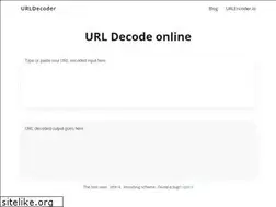 Sites similar to urldecoder.io